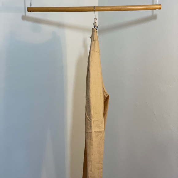 High Waisted Linen Pants in Dulce de Leche - Picture 9 of 16
